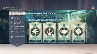 Profusion Trial | Misty Dungeon: Realm of Water | 4.2 Event [ Genshin Impact ]