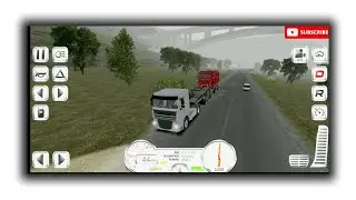 Euro Truck Driving | Delivery of Fire Truck | Best Video & Audio Quality | Parking Struggle |