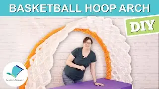 Basketball Party Balloon Arch