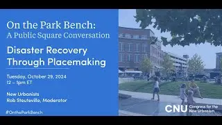 Disaster Recovery Through Placemaking