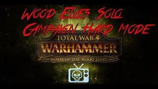 Ep 2 Wood Elves Solo Hard Mode Total War WarHammer - Preparing for Total War Warhammer 2