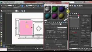 3Ds Max / 3D Studio Max How to 3D model a Kitchen Sink Tutorial Beginners