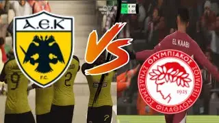 ΑΕΚ εναντίον Ολυμπιακός Ea sports fc 25