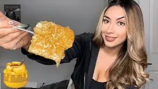 ASMR Español | COMIENDO PANAL DE MIEL (Eating Sounds Relajantes)