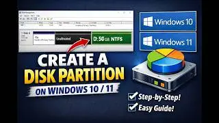 How to Create a Disk Partition in Windows 10 & 11 (Step-by-Step Guide)