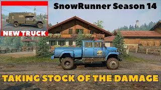 Taking Stock Of The Damage [4K HDR] SnowRunner Season 14: Reap & Sow