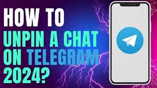 How to Unpin a Chat on Telegram 2024?