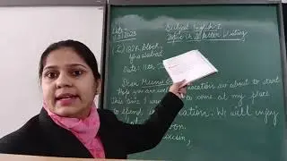 Class 2, English Grammar, Chapter 22, Letter writing Exercise part by Shreya Verma