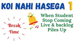 When a Students Stops coming live and Backlog Piles up | JEE Main & Advanced | 