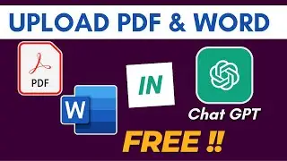 How to Upload PDFs and Word Docs to ChatGPT