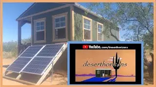 Solar is DONE and AC is running @ AZ Off-Grid (Unplugged)