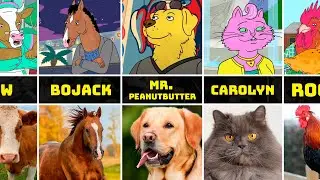 Bojack Horseman Characters in Real Life