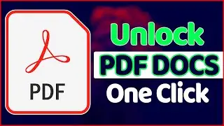 How to Unlock PDF File  || How to Remove Password From PDF File Easily In 2023 ✔✔✔