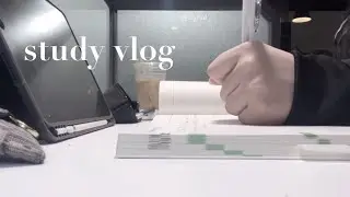 하루종일 공부하는 재수생 브이로그 • 무채색 브이로그