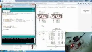 IC MAX7219 with Arduino ( control 7 segment )