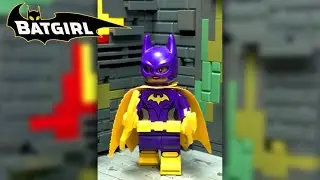 Lego Batgirl in Gotham City MOC // Minifigure Habitat Monday Ep. 5 #short