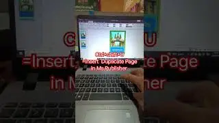Ctrl+shift+U=Insert Duplicate Page in MS Publisher 