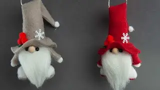 Little Gnome made of felt | Little Felt Gnomes | Wonderful felt Gnome | Christmas ornaments
