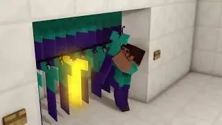 анимация про майнкрафт