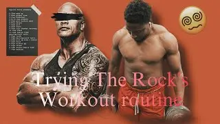 Trying The Rock’s Chest workout!!😓