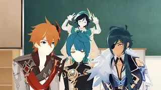 Different language pronounciations | MMD Genshin impact VINE