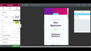 How to Adjust padding and margin in responsive using Elementor