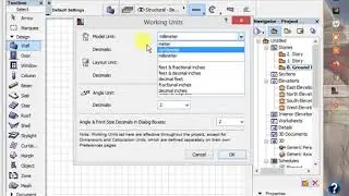 Archicad- Setting up working units