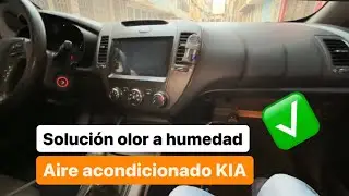 AIRE ACONDICIONADO automóvil  KIA olor A HUMEDAD SOLUCIÓN EFECTIVA!!!!