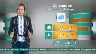 Погода в Старом Осколе на 25 января