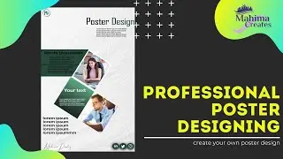 Professional poster design in simple steps on Adobe Photoshop.