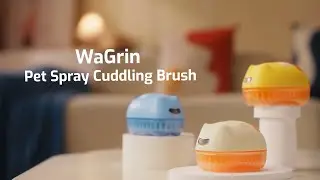 毛小孩都該擁有的刷毛神器：Wagrin噴霧寵物清潔梳！清潔同時兼具按摩❤ 可換刷頭 好方便！｜讓每次梳理都充滿溫馨感｜貓咪與狗都適用