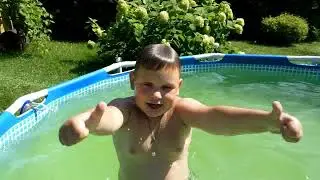 На даче с сыном
