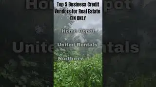 Top 5 Business Credit Vendors for Real Estate EIN ONLY