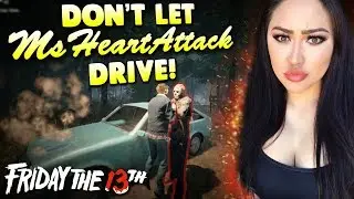 DON'T LET MsHeartAttack DRIVE! Friday The 13th Funny Moments & FAILS