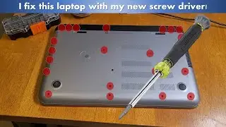 Klein Precision Screwdriver | Full Laptop Teardown and Reassembly