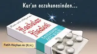 Risale-i Nur Külliyatından Hastalar Risalesi Kısmından bir parça Fatih Rüçhan Ar Rahmetullahi aleyh