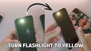 How to change flashlight color to yellow on YOUR iPhone