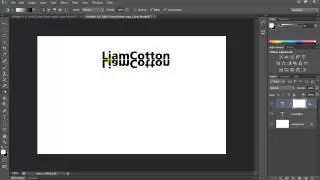Photoshop CS6 Tutorials: How To Make a Mirror Text Effect