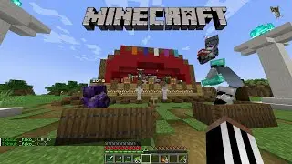 Вечер в Minecraft 1.21.1  на сервере 