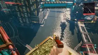 Cyberpunk 2077 PS5 как упасть с небоскрёба и не разбиться