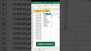 Dynamic Number Sequencing in Excel: Managing Sequential Numbering Based on Changing Criteria  #excel