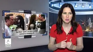 Elon Musk “sărută” un robot umanoid construit cu tehnologia AI.