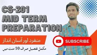 CS201 Mid Term Preparation 2023 || CS201 Mid Term Preparation