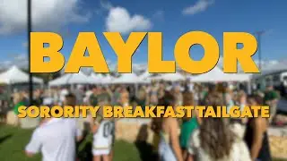 Baylor Sorority Breakfast Tailgate