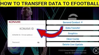 How To Link Konami ID To eFootball 2025 Mobile | How To Transfer Data From eFootball 2024