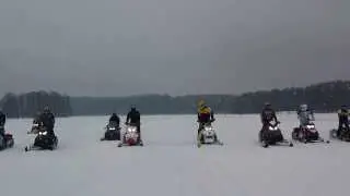 Снегоходный сезон Токсово 2014