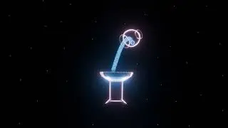 Glowing Cosmos Fountain