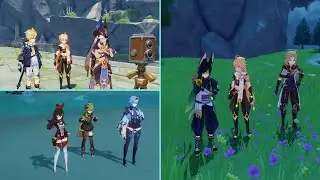 CYNO, TIGHNARI and COLLEI Locations after the Day 1 of Windblume Festival | Genshin Impact