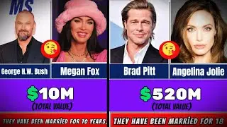 Celebrity Couples and Their Wealth | Which Celebrity Couple Is Worth The Most Money?