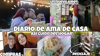 Vlog 🇨🇱 Compras,Limpieza🧹& Reciclaje ♻️ | FERIA Exprés| No Cocine ✓Rico POSTRE | AMOR en el JARDÍN 🏡